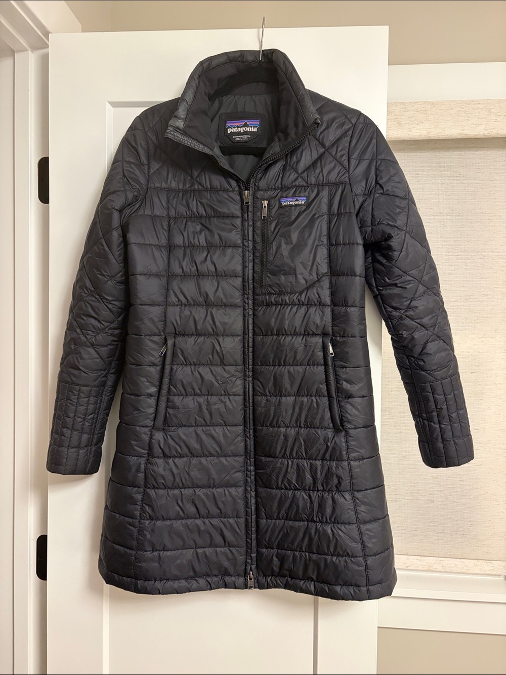 Patagonia Women's Black Quilted Long Puffer Coat